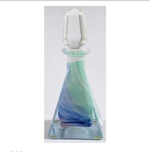 Lavorazione Arte Murano Triangle Pyramid Bud Vase - Made In Italy